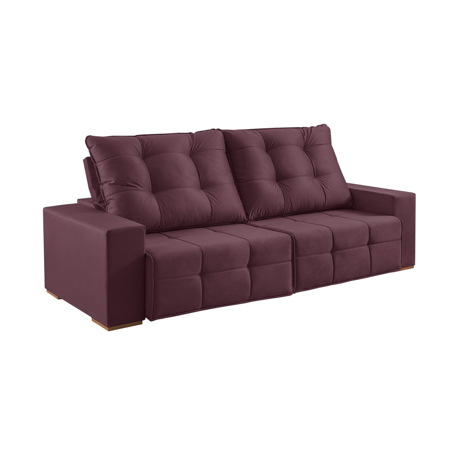 Sofá 3 Lugares Retrátil e Reclinável 230cm Belgrado - 6