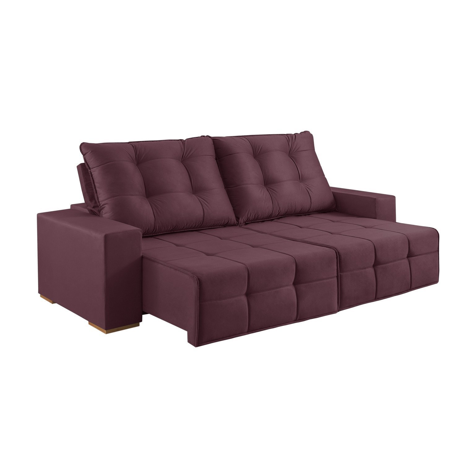 Sofá 3 Lugares Retrátil e Reclinável 230cm Belgrado - 2
