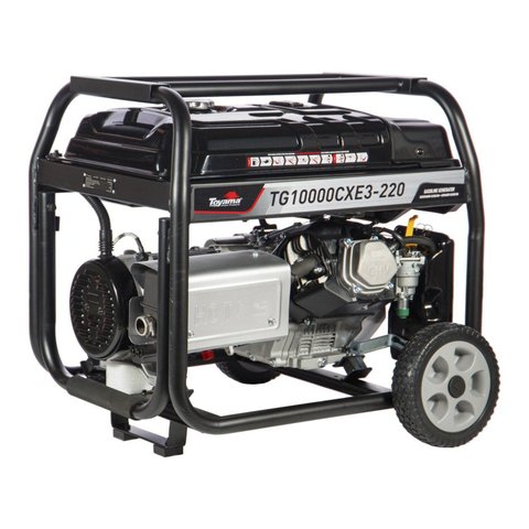 Gerador de Energia a Gasolina TG10000CXE3-220 Toyama Preto