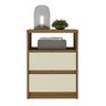 Mesa de Cabeceira 2 Gavetas 1 Nicho 100% MDF Gales - 4