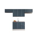 Ver imagem 2 de Composição Cozinha Modulada Olivia 4 Peças 7 Portas para Pia Poliman Móveis