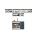 Ver imagem 4 de Composição Cozinha Modulada Olivia 4 Peças 7 Portas para Pia Poliman Móveis