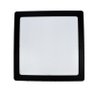 Kit 7 Painéis Embutir 24w Quadrado Cor Preto Branco Frio - 2