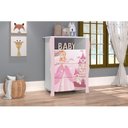 Ver imagem 7 de Conjunto Quarto Infantil Guarda Roupa 2 Portas Cômoda 3 Gavetas Lara e Cama Princesa