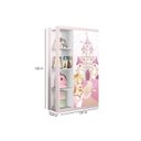 Ver imagem 5 de Conjunto Quarto Infantil Guarda Roupa 2 Portas Cômoda e Mesa de Cabeceira Lara e Cama Casa Princesa