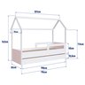 Cama Infantil Montessoriana com Cama Auxiliar - 4