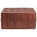 Ver imagem 4 de Puff de Couro Legítimo Decorativo 80x60x40 cm Queen