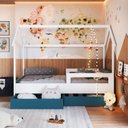 Ver imagem 2 de Cama Infantil Montessoriana com Gavetões Inferiores