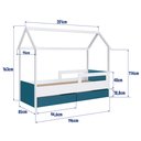 Ver imagem 4 de Cama Infantil Montessoriana com Gavetões Inferiores