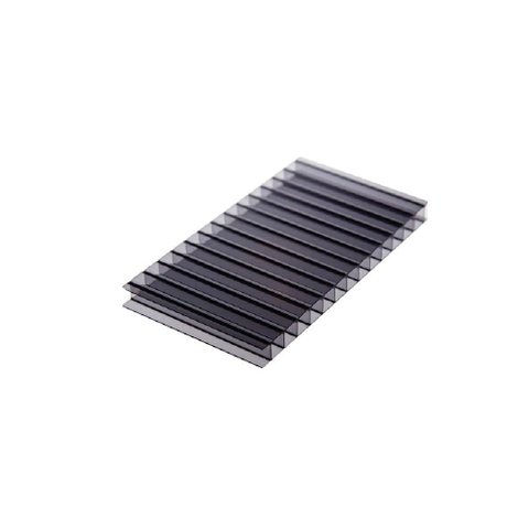Chapa de Policarbonato Alveolar Fume 6mm - 2,10m X 6m