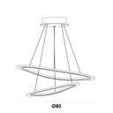 Ver imagem 5 de Pendente LED 1X66W 3000K 3960Lm Nuvola Bella Iluminação