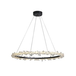 Pendente Aster 80x8cm 1 LED 37W 3000K 2775 Lúmens IP20 OC025B Bella Iluminação