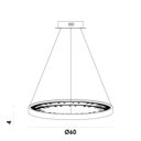 Ver imagem 3 de Pendente LED 1X80W 3000K 2850Lm Milenium Bella Iluminação