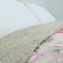 Manta Estampado Floral e Dupla Face com Sherpa Casa Dona - 3