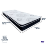 Colchão Orthosono D33 com Pillow Top Solteiro Anjos - 3