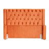 Cabeceira Para Cama Box Emma Luxo Veludo Cores - DS Estofados - Casal - Terracota - 2