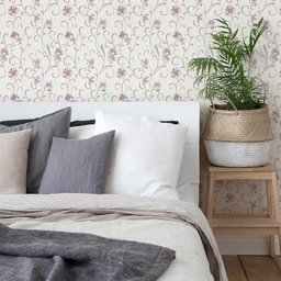Papel De Parede Floral Vintage - 3