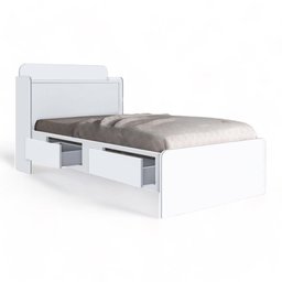 Cama Tamires Baú Branco - 2