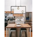 Ver imagem 2 de Lustre Pendente Balanço 60x30cm 3xg9 75W TR003B Bella Iluminação