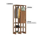 Ver imagem 3 de Estante Closet Yes com 1 Porta e 5 Nichos - Montana