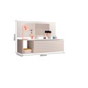 Ver imagem 4 de Penteadeira Camarim Suspensa com Espelho e Gaveta Joy - Branco/nature