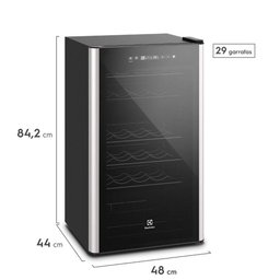 Adega Electrolux Wdf29 29garrafas Dual Zone 220v 01312wbb235 - 6