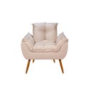 Ver imagem 4 de Kit 2 Cadeiras Poltronas Opala Suede :bege