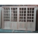 Ver imagem 3 de Porta Balcão de Madeira Modelo American 2,15(a)x2,70(l) C/fechadura