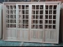Ver imagem 3 de Porta Balcão de Madeira Modelo American 2,15(a)x2,70(l) C/fechadura