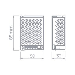 Fonte para Fita Led Stella Eco 12v 3a/36w Bivolt - 2