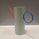 Ver imagem 6 de Vaso Decorativo Enfeite Casa Metal 22x27x27cm Verde
