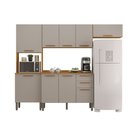 Ver imagem 1 de Armário de Cozinha Completo Valência 01 Sallêto Cinamomo Off White