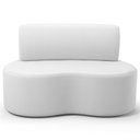 Ver imagem 5 de Sofá 2 Lugares 140cm Orgânico para Sala de Estar Living Larissa L02 Facto Branco - Lyam Decor