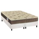 Ver imagem 1 de Cama Box Queen: Colchão Ortopédico Orthoflex D33/EP Matera + Base CRC Suede White(158x198)