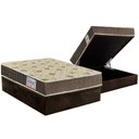 Ver imagem 1 de Cama Box Baú Casal: Colchão Espuma Orthoflex D33 / EP Matera + Base CRC Suede Brown(138x188)