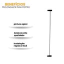 Ver imagem 3 de Prolongador Extensor para Portão Pet 80cm de Altura Extensor de 05cm Preto Itagold