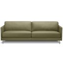 Ver imagem 2 de Sofá 4 Lugares para Sala Living Industrial 270cm Romero L06 Couro Verde Musgo - Lyam Decor