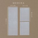 Ver mais imagens de Kit Cozinha 3 Peças Tapete Chevron Passadeira 1,30 X 0,45 Capacho 0,60 X 0,45 Antiderrapante Cinza