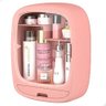 Organizador Caixa Maquiagem Cosméticos para Parede Rosa - 1