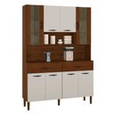 Ver imagem 1 de Armário de Cozinha com 2 Gavetas Pisa Off White Nogueira