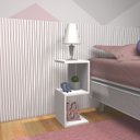 Ver imagem 4 de Mesa Cabeceira Sofisticado 60x25x20