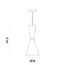 Ver imagem 5 de Lustre Pendente Set 18cmx41,5cm 1X40W E27 Bella Iluminação