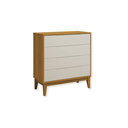 Ver imagem 6 de Quarto de Bebê Berço Evolution + Guarda Roupa 4P + Cômoda 4g Elfe Areia Savana com Colchão
