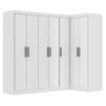 Quarto Modulado de Canto Madrid com 7 Portas Maxel - 1