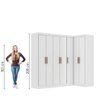 Quarto Modulado de Canto Madrid com 7 Portas Maxel - 5