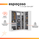 Ver imagem 6 de Quarto Modulado de Canto Madrid com 7 Portas Maxel