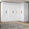 Quarto Modulado de Canto Madrid com 7 Portas Maxel - 2