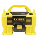 Ver imagem 2 de Compressor de Ar e Calibrador À Bateria Lynus 20v 160psi Cor Amarelo Fase Elétrica Bifásica