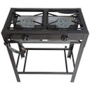 Ver imagem 2 de Fogão Industrial C/ Pé 2 Bocas 2 Queimadores de Alta Pressão