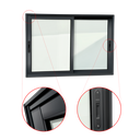 Ver imagem 3 de Janela Alumínio Elite 2 Folhas Moveis 100 x 100 V.Liso Preto Brimak